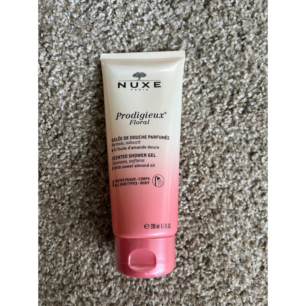 NUXE PARIS PRODIGIEUX FLORAL SCENTED SHOWER GEL 6.7 OZ SWEET ALMOND OIL
